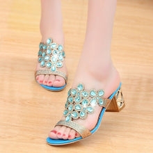 Load image into Gallery viewer, Women Heels Sandals Slippers