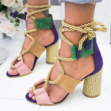Load image into Gallery viewer, Women Heels Sandals