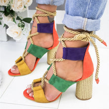 Load image into Gallery viewer, Women Heels Sandals