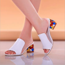 Load image into Gallery viewer, Women Heels Sandals Slippers