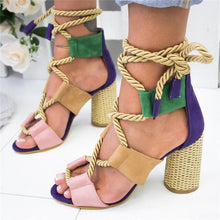 Load image into Gallery viewer, Women Heels Sandals