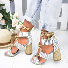 Load image into Gallery viewer, Women Heels Sandals